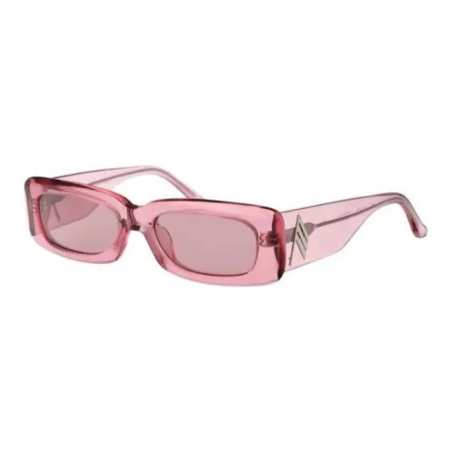 The Attico Rectangular Sunglasses Women's Pink