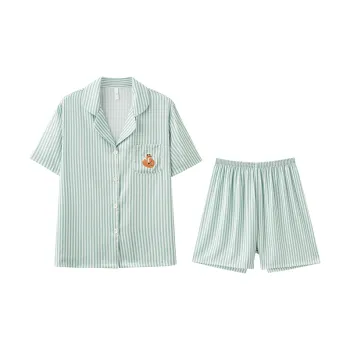 Tianmicat Silent Wind Series Pajama Set Women's Light Green