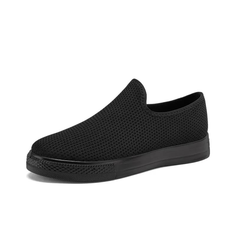 Warrior Fabric Cushioned Breathable Low-Top Slip-on Casual Shoes Men's-1