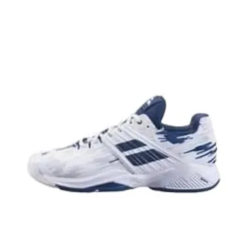 Babolat Shock Absorbers Low Top Tennis Shoes Men's White Blue