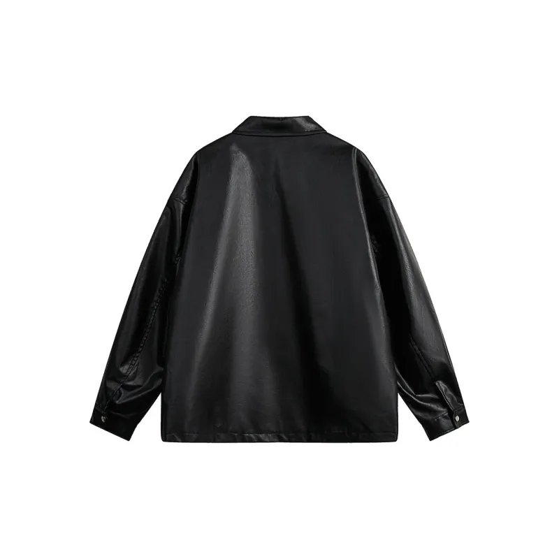 WANCHAO CP Leather Jacket Coat Unisex-1