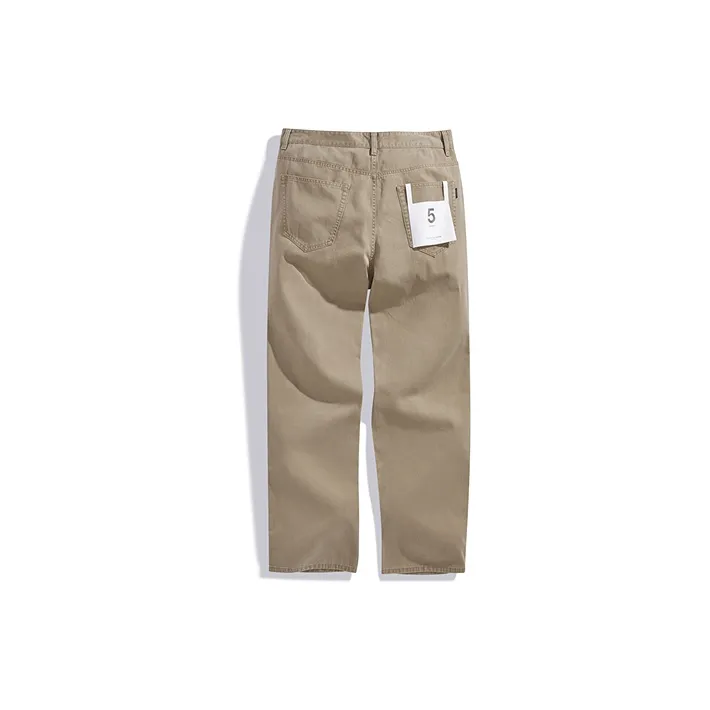 PEACEBIRD MEN Jeans Men Khaki 1 Loose Fit, Straight Fit-1