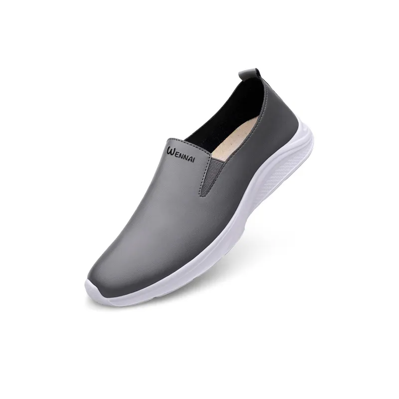 Wen Nai Casual Shoes Men's Gray-2