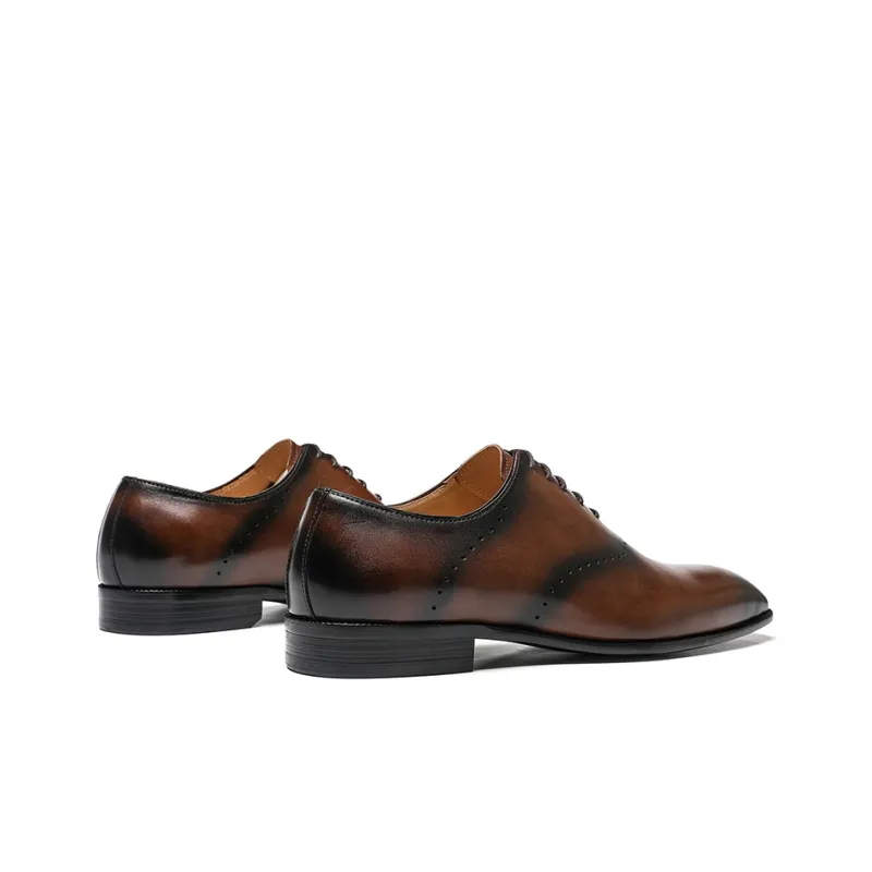 ASTON M.JAZZ Dress Shoes Men Low Top Black/Gray/Coffee-19