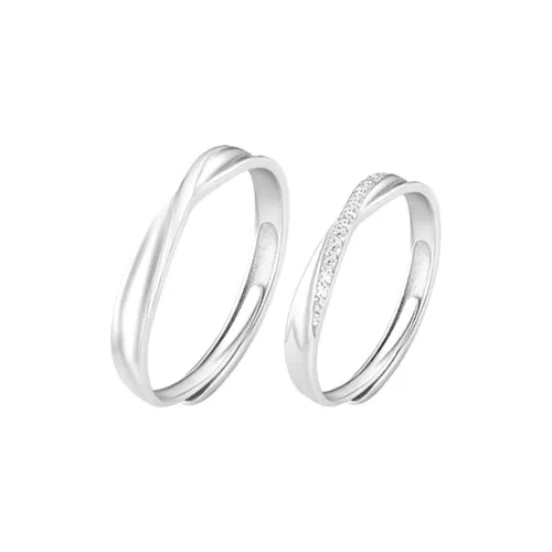 TRUE ME Rings Unisex Mobius Couple Rings