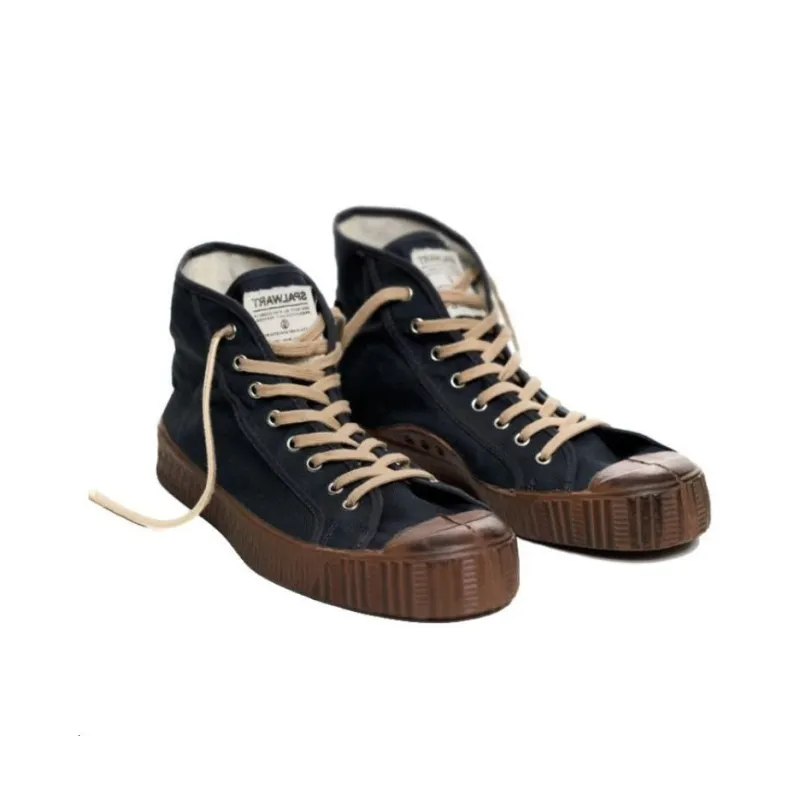 SPALWART Special Mid Stylish Skateboarding Shoes Unisex Blue-1
