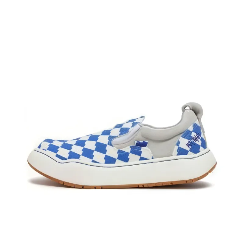 ADER ERROR Checkered Slip-on Sneakers-0