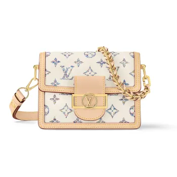 LOUIS VUITTON Leather Crossbody Bag Shoulder Bag Women's Multicolor