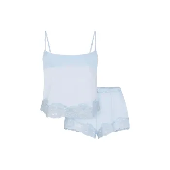 SKIMS Pajama Set Women's CELESTE/Sky Blue