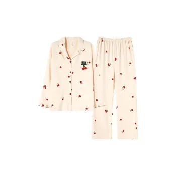 MIIOW Pajama Set Women's Light Skin Cherry