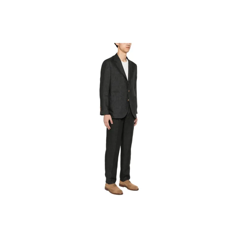Brunello Cucinelli Mélange Single breasted Suit-2