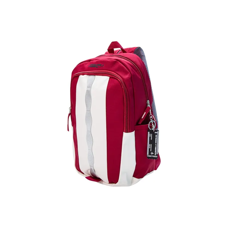 GF Nylon Backpack Large Size Unisex Red-2
