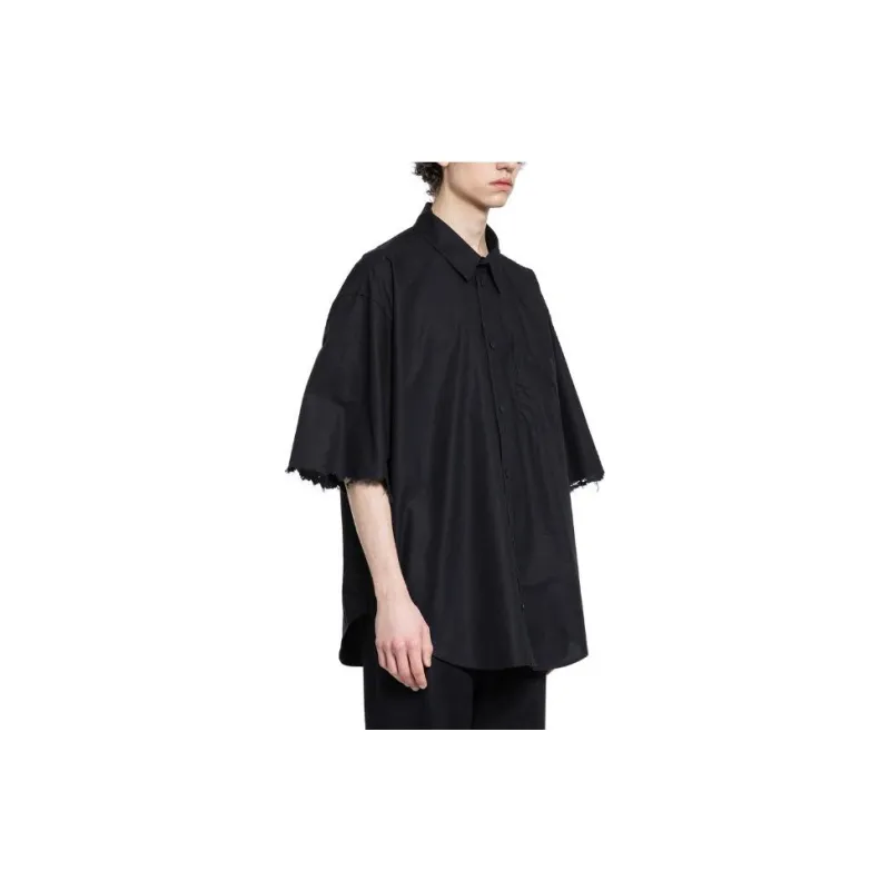 Balenciaga Distressed Cotton Shirt-2