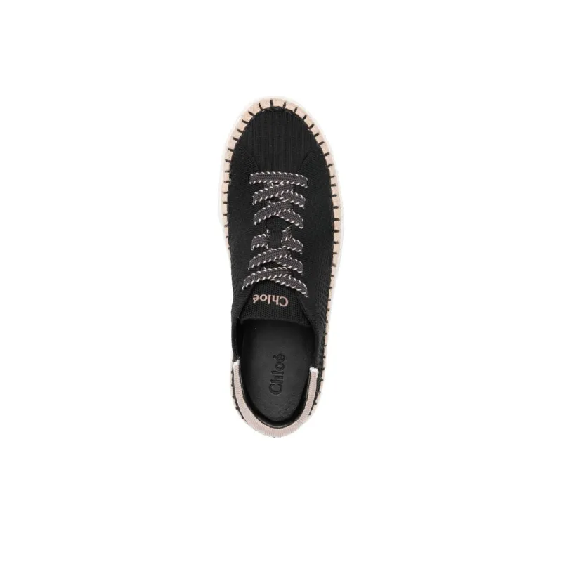 Chloé Telma Cotton Sneakers Women's-3
