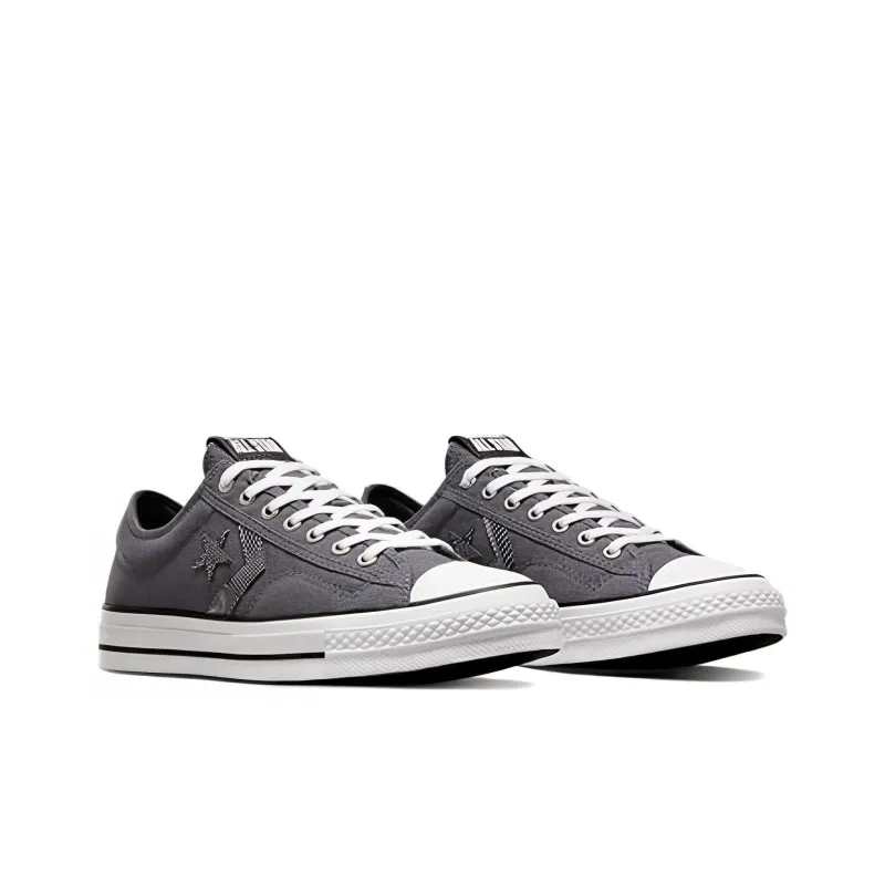 Converse Star Player Low-Top Canvas Shoes Unisex Gray-2