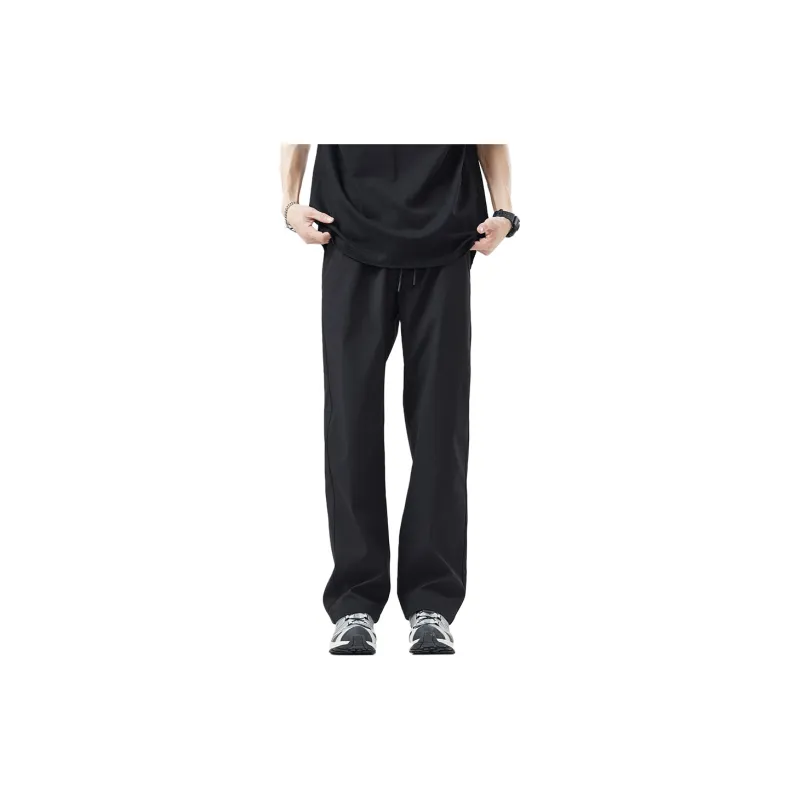 ALEXANDRO FRATELLI Casual Pants Spring Fall Men's Black-1