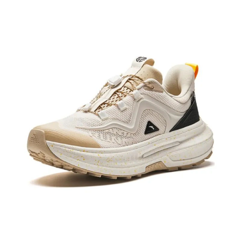 Anta Slip-Resistant Cushioning Low-Top Running Shoes Men's Gray Brown-1