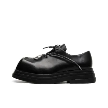 YEDANI Dress Shoes Men Low Top Black