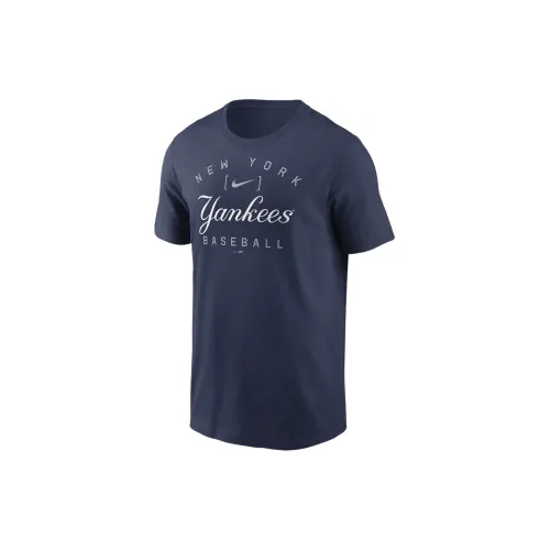 Nike New York Yankees T-Shirts Men Marine Blue