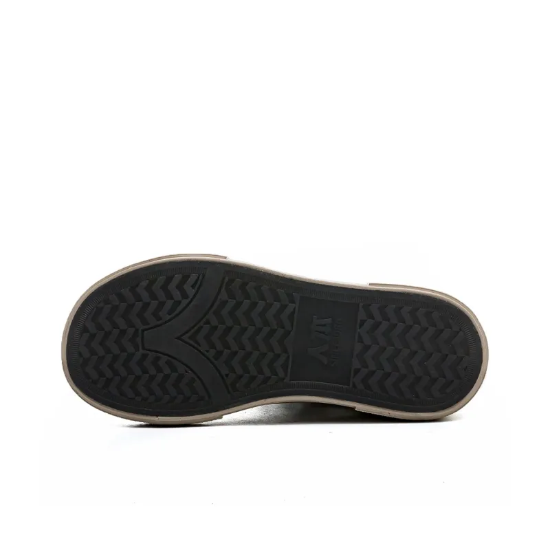 RENBEN Anti-Slip And Wear-Resistant Breathable Low-Top Canvas Shoes Unisex Black Brown-10