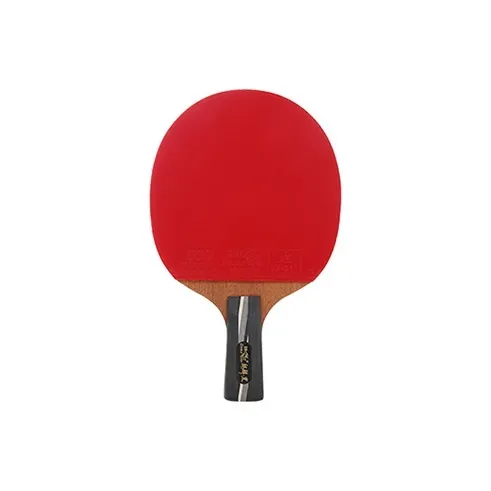 DOUBLEFISH Ping Pong Paddles Unisex All Wood Black Red