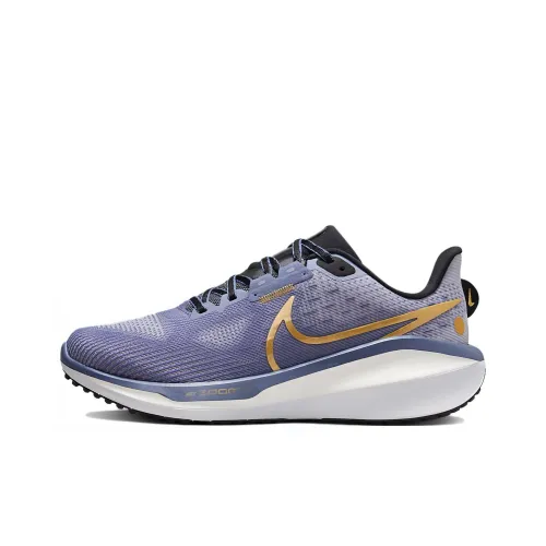 Nike Women's Vomero 17 Wide 'Diffused Blue Metallic Gold'