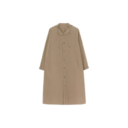 Yohji Yamamoto Long-Sleeved Dresses Women's Tan