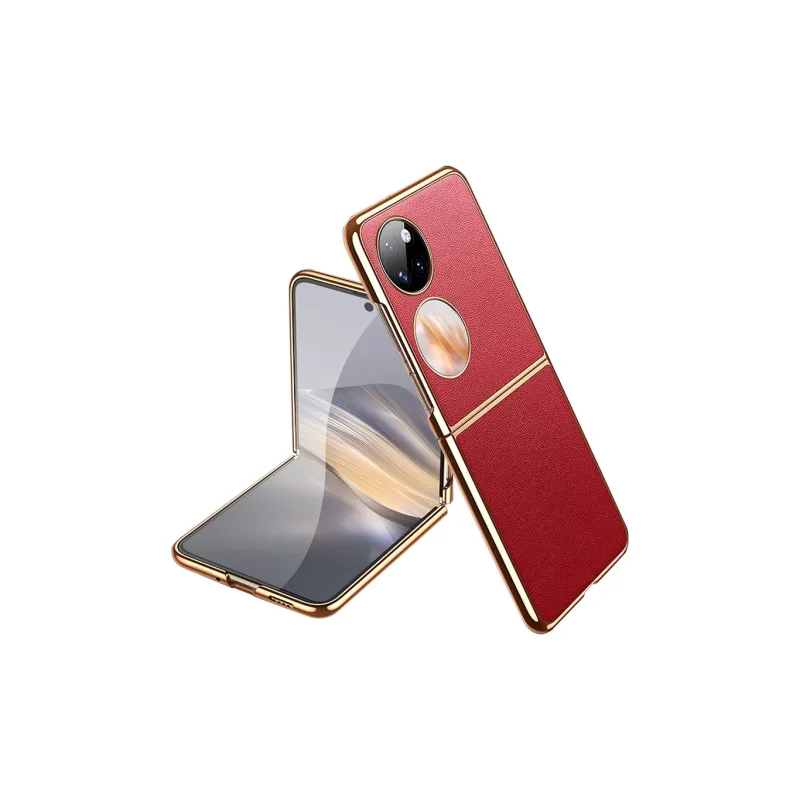 Andmo Genuine Leather Material Lightweight Skin Friendly Foldable Display Case For Huawei Pocket2 Phone Cases-4