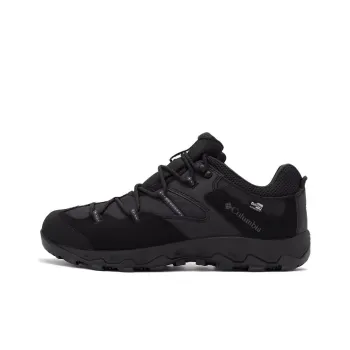 Columbia Cushioning Wear Resistant Low Top Hiking Shoes Men's Black