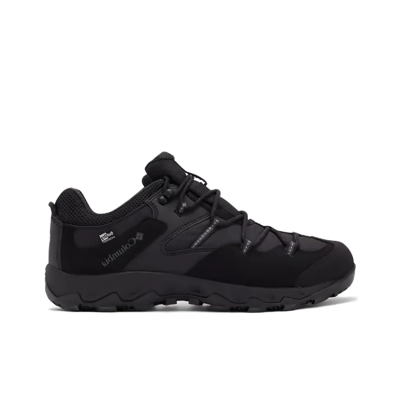 Columbia Cushioning Wear Resistant Low Top Hiking Shoes Men's Black-1
