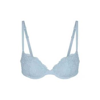 SKIMS FITS EVERYBODY LACE PUSH-UP BRA Bra Women's DENIM/Denim