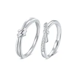 Simple Love Couple Couple Rings