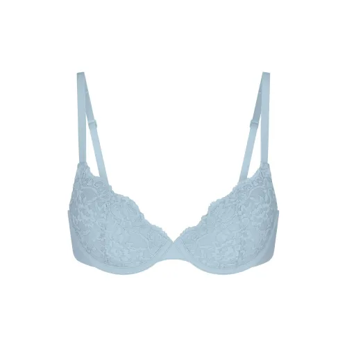 SKIMS FITS EVERYBODY LACE T-SHIRT BRA Bra Women's DENIM/Denim