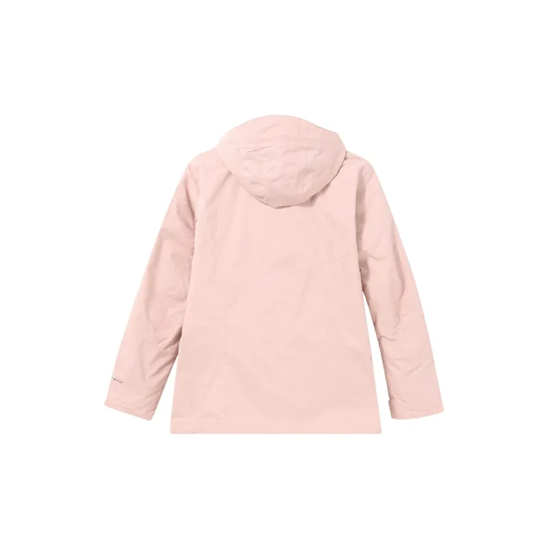 Columbia Outdoor Hiking Waterproof And Windproof Windbreaker Jacket Women's Light Pink-1
