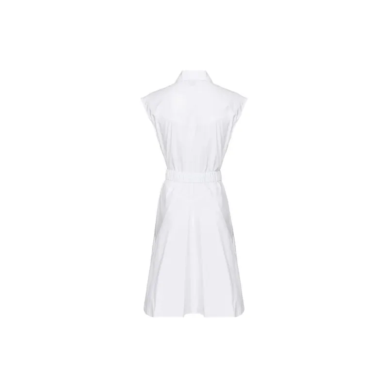 PINKO Sleeveless Dress Women's White-1