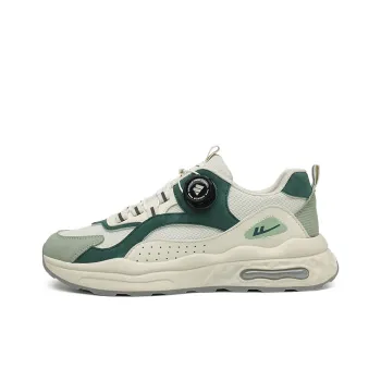 WARRIOR Chunky Sneakers Men Low Top Beige/Green