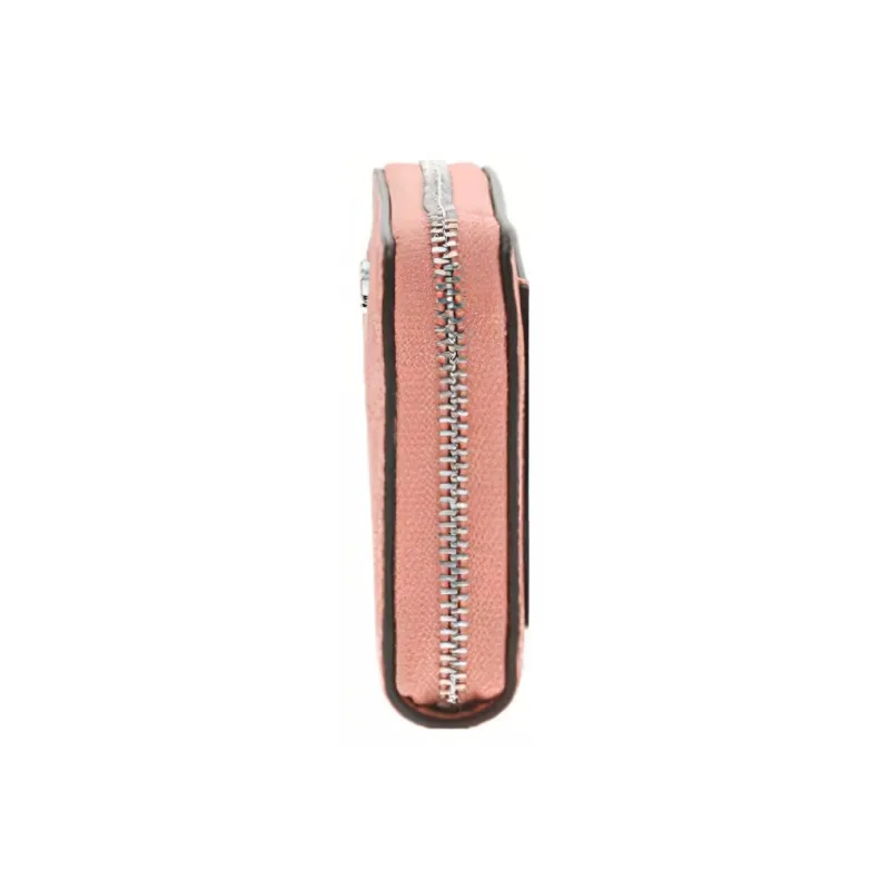 MICHAEL KORS MK Coated Canvas Wallet Small Size Women's Rouge Pink-2