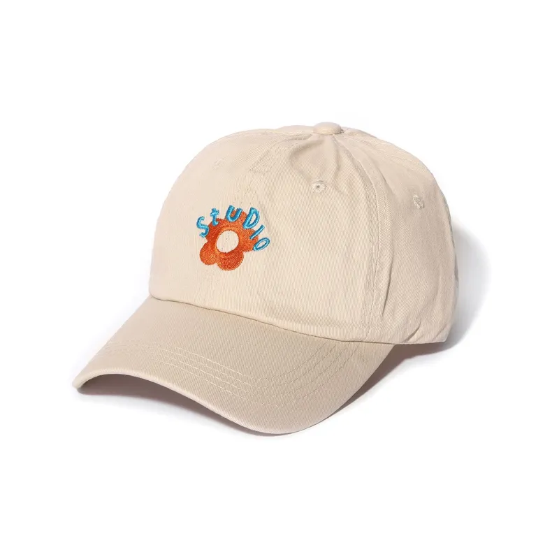 Clect Cotton Baseball Caps Women's Pink/Beige-1
