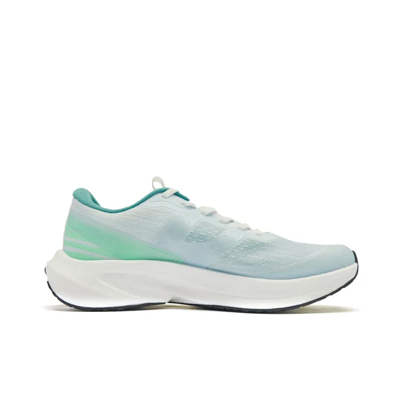 QIAODAN Flying Shadow 4 LITE Anti Slip Wear Resistant Low Top Running Shoes Men's Jordan White Aurora Green-1