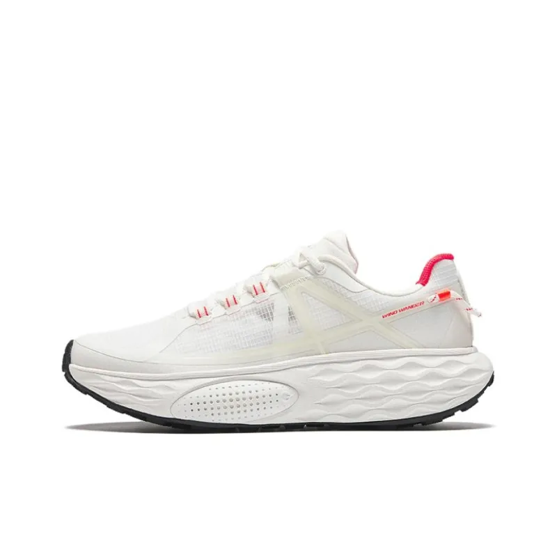 Anta ChengFeng Cushioning Breathable Low-Top Running Shoes Men's Ecru-0