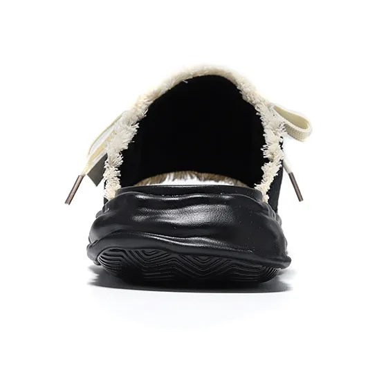 Chi Wolf Slide Slippers Unisex Black/White-3