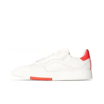EXTRA BUTTER x Adidas Originals SC Premiere Anti-Slip Wear-Resistant Low-Top Skateboard Shoes Men's White Red