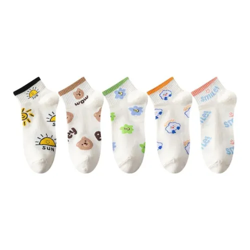 MIIOW Mid-Calf Socks Women's 5 Pack