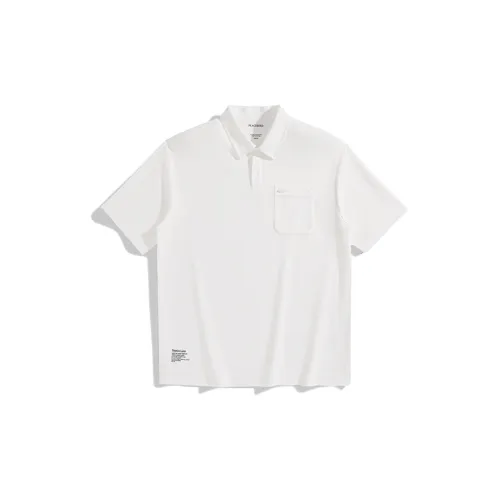 PEACEBIRD MEN Polo Shirts Men White 1 Wide Style