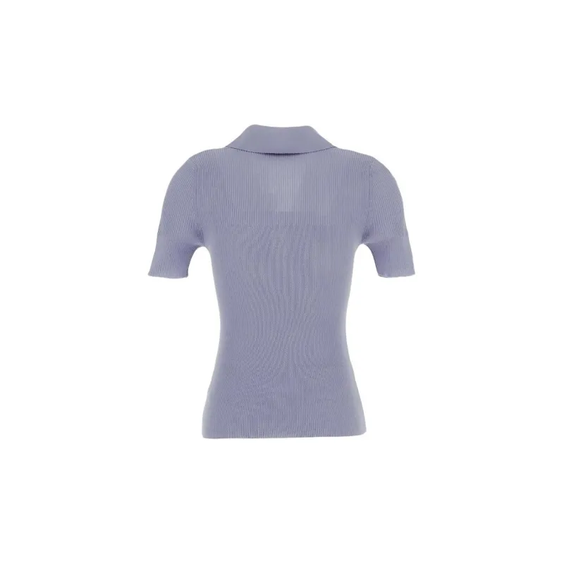 Vivienne Westwood Polo Shirt Women's Blue Purple-1
