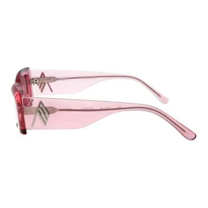 The Attico Rectangular Sunglasses Women's Pink-3
