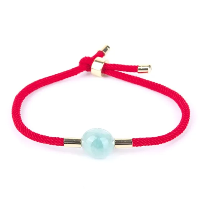 Zhen Hu Pavilion Bean Type Bracelets Unisex-0