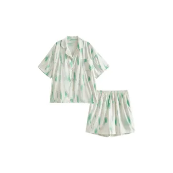 Song Qianya Pajama Set Women's White