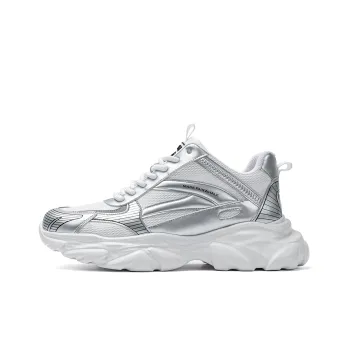 FAIRWHALE Chunky Sneakers Men's Phantom/Fantasy Silver