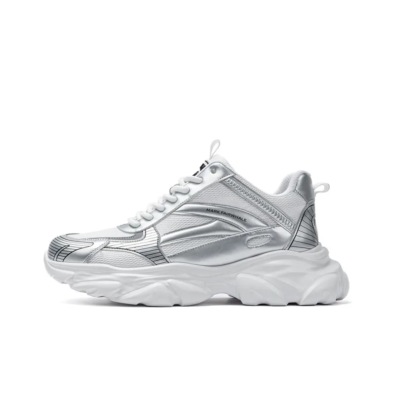 FAIRWHALE Chunky Sneakers Men's Phantom/Fantasy Silver-2